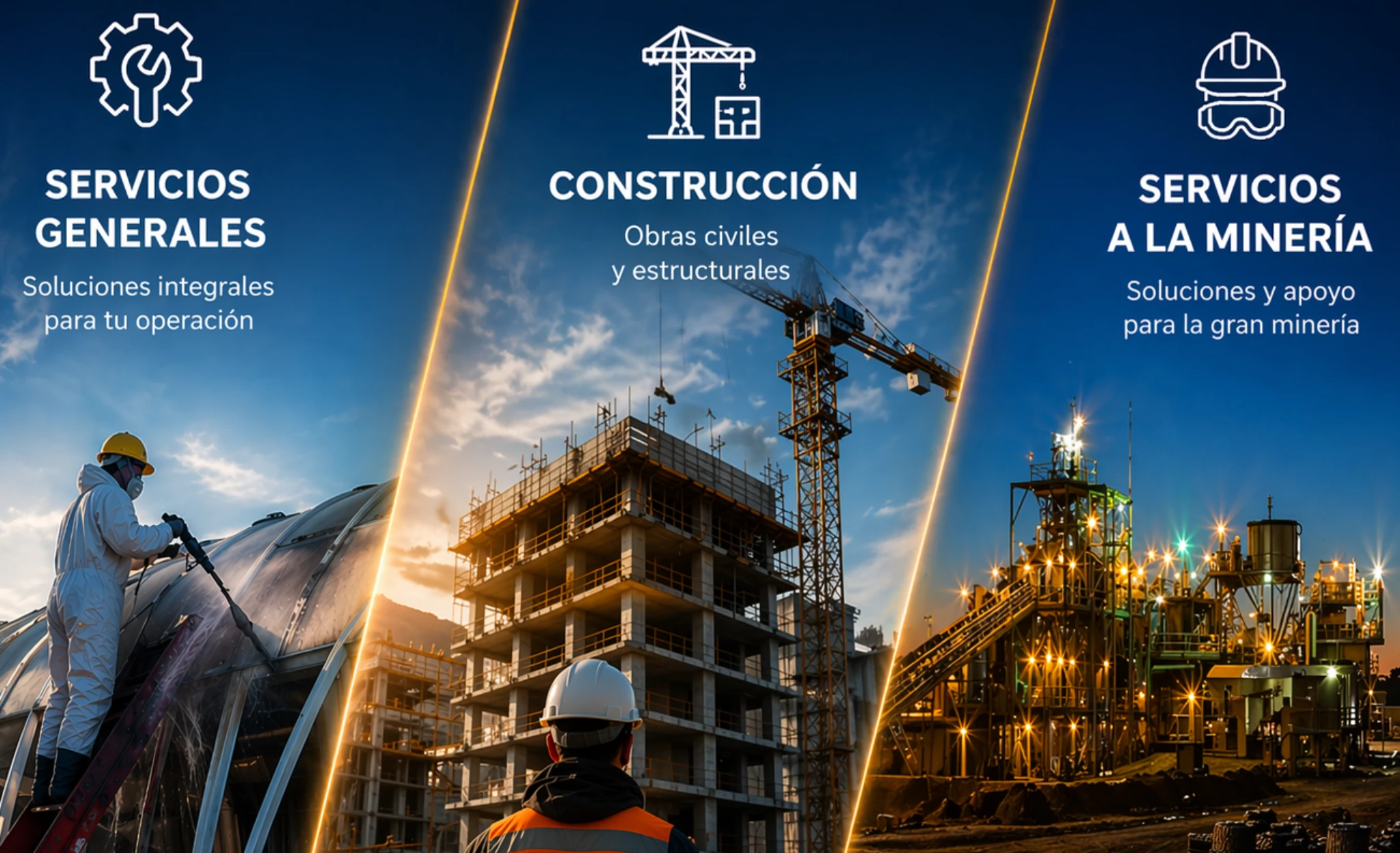 Equipo de Diserva en faena industrial